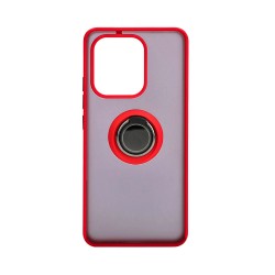 Case with Support Ring for Xiaomi Redmi Note 13 4G Smoked Red Case with Support Ring for Xiaomi Redmi Note 13 4G Smoked Red
